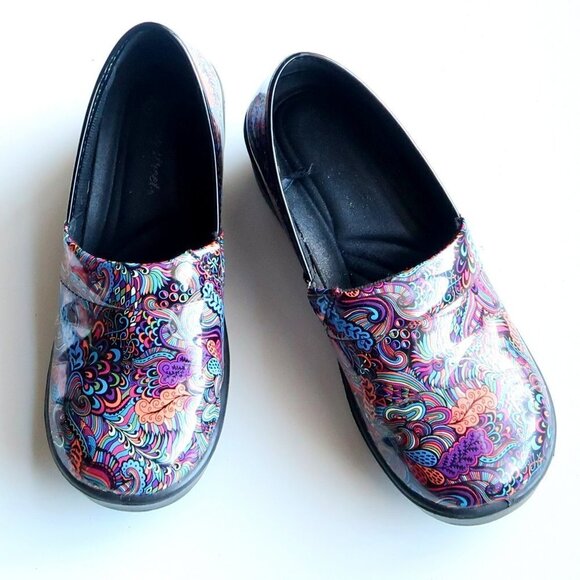 Easy Street Laurie Multicolor Round Toe Clogs Slip-on Shoes Size 8.5 - Picture 11 of 16